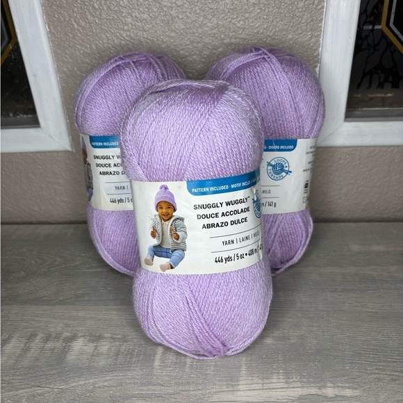 Loops & Threads Snuggly Wuggly Lavender Yarn - Picture 1 of 3